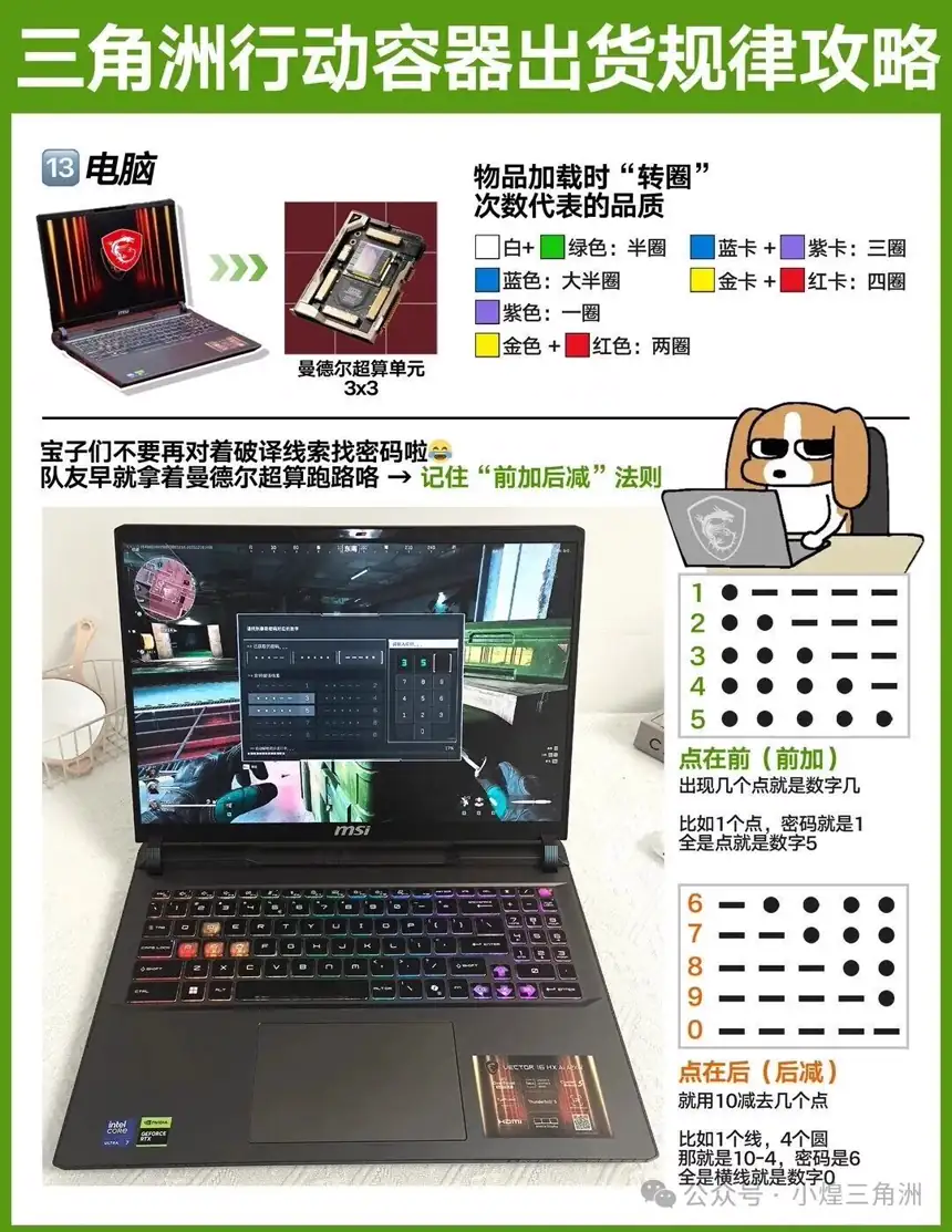 三角洲行动容器出货规律13类容器截图，展示最后一类容器的出货倾向和搜索取舍
