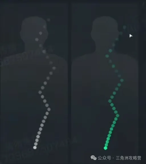 三角洲行动AR-57弹道图，展示S9新武器独特的Z字型弹道表现