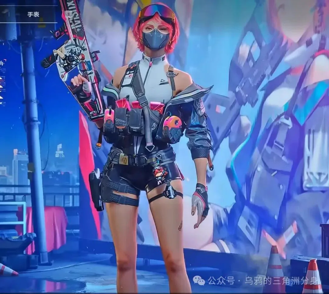 三角洲行动联动红皮外观截图，展示联动红皮整体造型