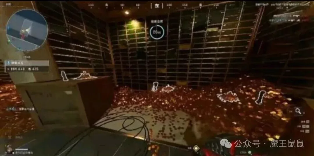 三角洲行动S9零号大坝金库内部截图，展示金库房间重做后的空间和掩体布局